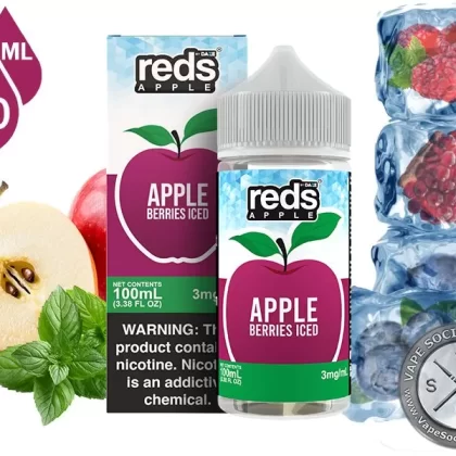 Berries Iced Reds Apple 7 Daze 100ml