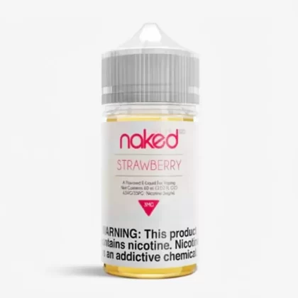 Strawberry Fusion Naked 100 60mL 65% VG Strawberry Bubblegum - Uwinvapeaustralia