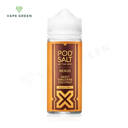 Sweet Tangerine Coconut Shortfill E-Liquid by Nexus Pod Salt 100ml