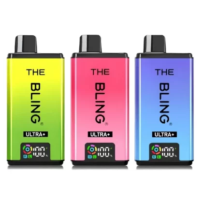 The Bling Ultra Plus 30K Vape Kit - Nicotine Strength#20mg~Flavour#Fizzy Cherry / Cherry Cola>Berry Blaze / Cherry Berry>Blackcurrant Cotton Candy / Blue Raspberry>Blue Razz Cherry / Blue Ra
