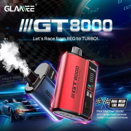 GLAMEE GT8000 Rechargeable Disposable Device – 8000 Puffs - Blueberry Pineapple