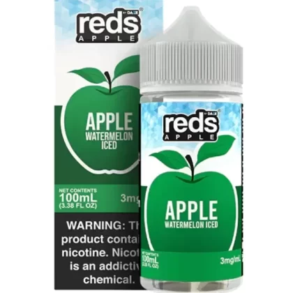 Reds Apple Watermelon Chilled Vape e-Liquid 100mL - Beyondvape