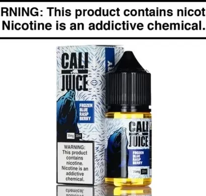 Frozen Blue Raspberry by Cali Juice Salt Nic 30ML - Vape Product, Vape Product (7D7E5B)
