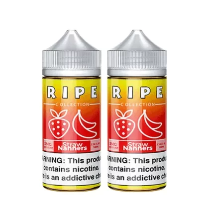2PACK BUNDLE Straw Nanners by Vape 100 Ripe Collection 200ml (2x100ml)