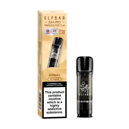 Elf Bar Elfa Pro Elf Bull Replacement Disposable Pods 20MG 2ML – 2 Pack