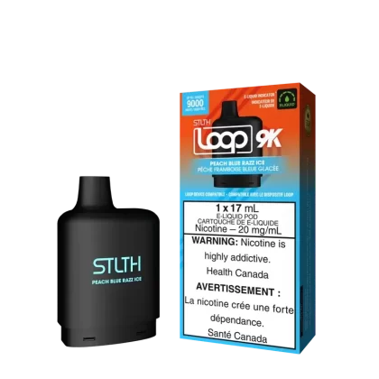 STLTH LOOP 9K – PEACH BLUE RAZZ ICE