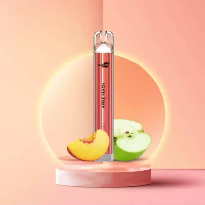 VAPEURS Crystal – Apple Peach - 550 mAh / Vapeurs / Propylenglykol / Aromastoffe / Glycerin / Nikotinsalz / 20mg/ml