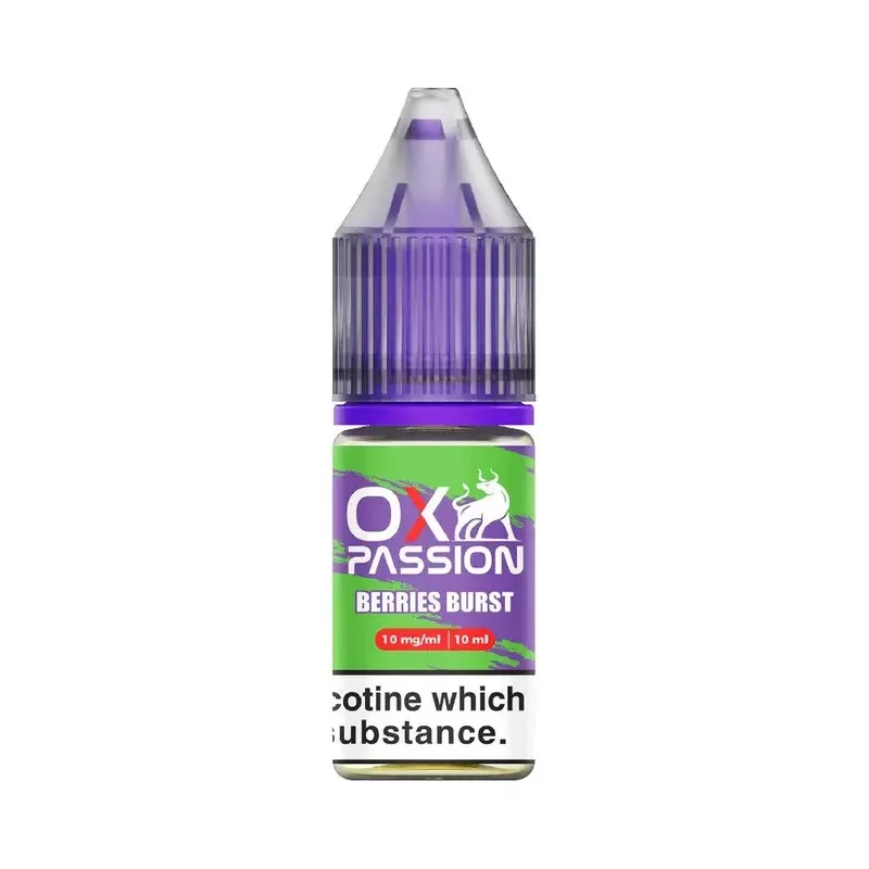 OXVA OX Passion Berries Burst E Liquid 10ml - Nicotine Strength#20mg>10mg