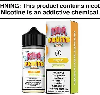 TANGERINE ICE BY KILLA FRUITS 100ML - Vapejuice