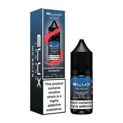 Elux Legend Blueberry Cherry Cranberry Nic Salt - Nicotine Strength#5mg>10mg>20mg