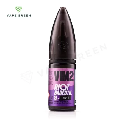 Vim 2 Nic Salt E-Liquid by Riot BAR EDTN