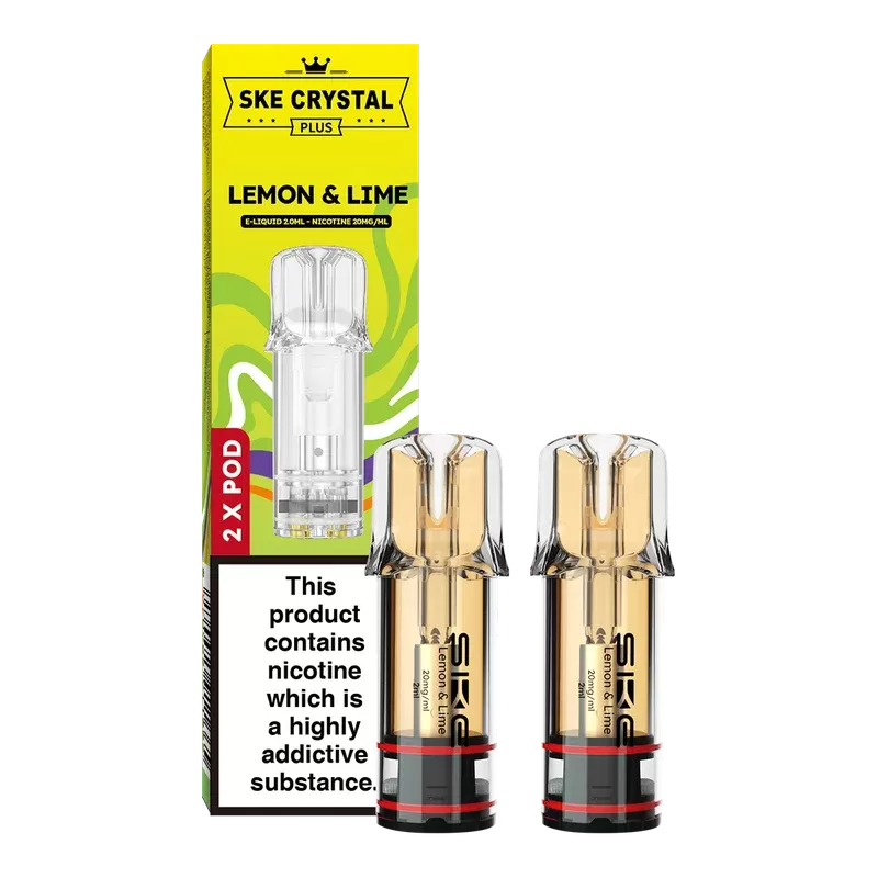 Lemon & Lime SKE Crystal Plus Pods - Strength#20mg