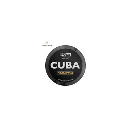 Pineapple Black Nicotine Pouches by Cuba
