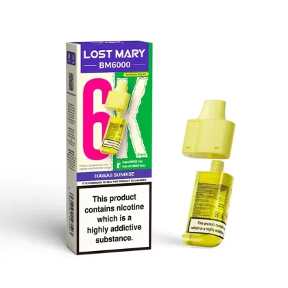 Lost Mary BM6000 Prefilled Pod Hawaii Sunrise - Ejuicewarehouse