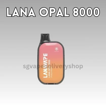 Lana Opal 8000 Puffs - Double Mango - Sgvapedeliveryshopsecure