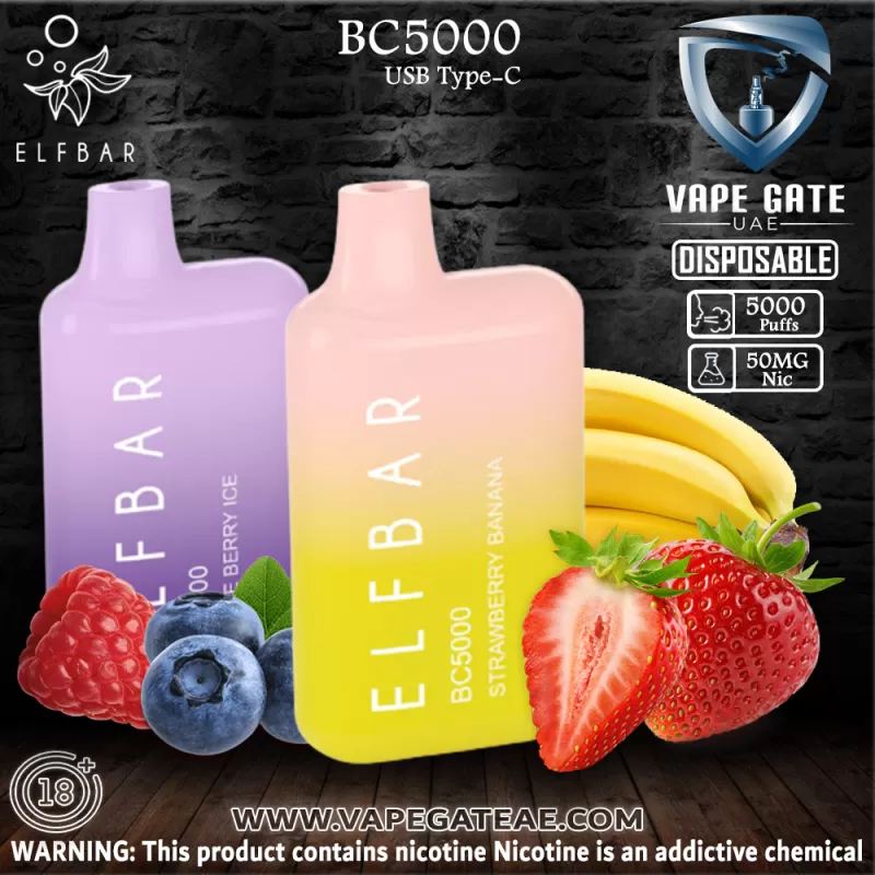 ELF Bar BC5000 Puffs Disposable Pod Device - Mango Peach / 50 mg - Image 2
