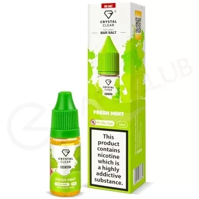 Fresh Mint Nic Salt E-Liquid by Crystal Clear - Ecigpremium