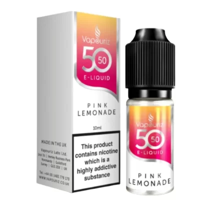 Pink Lemonade E-Liquid 50/50 Series by Vapouriz (10ml) - 3mg