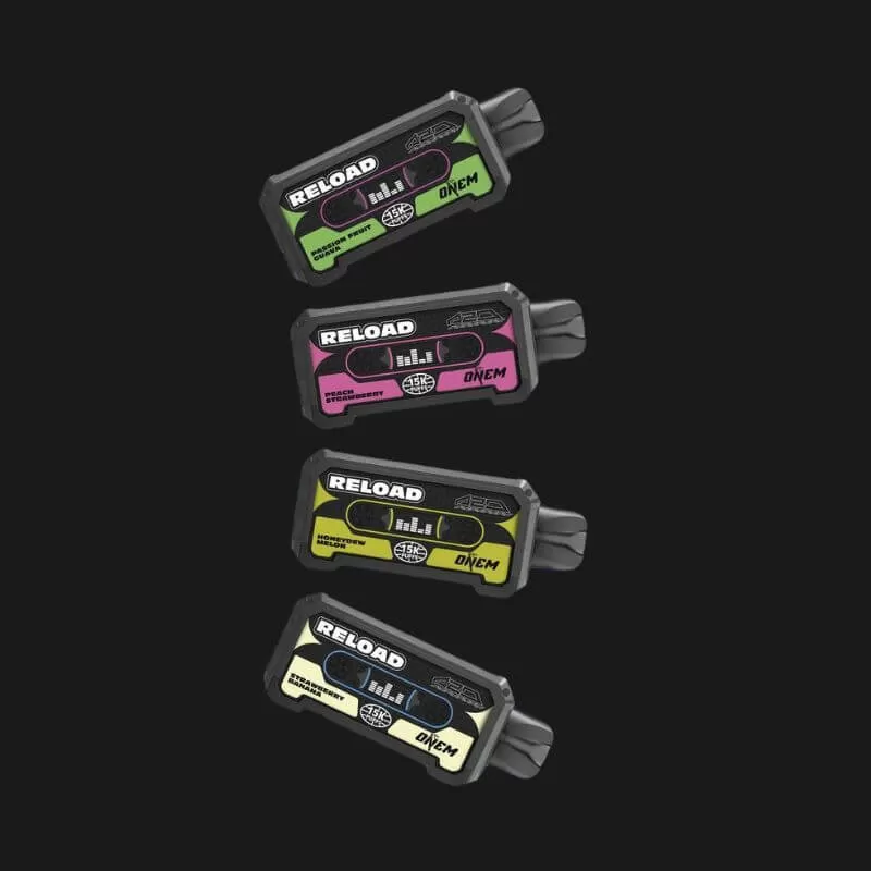 ONEM RELOAD Cartridge - Compatible with Vapetape Offgrid Battery - Blackcurrant Bubblegum