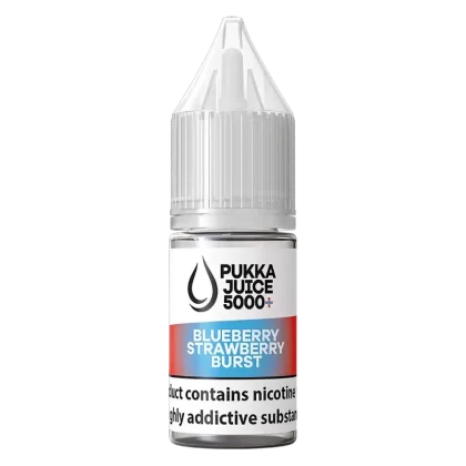 Pukka Juice 5000+ Blueberry Strawberry Burst Nic Salt Vape Juice