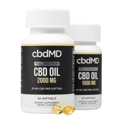 CBDMD – Full Spectrum CBD Oil Softgel Capsules