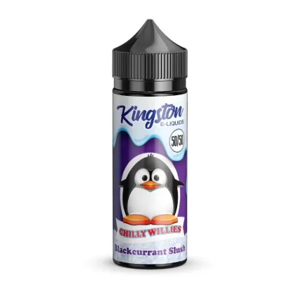 KINGSTON CHILLY WILLIES BLACKCURRANT SLUSH 50/50 100ML SHORTFILL E-LIQUID