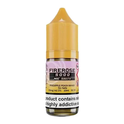 Firerose 5000 Pineapple Peach Mango Nic Salt Vape Juice - Strength