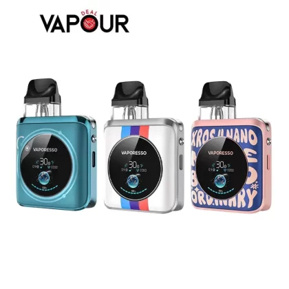 Vaporesso Xros 4 Nano Pod Kit - Race Track, Word-Pop Yellow