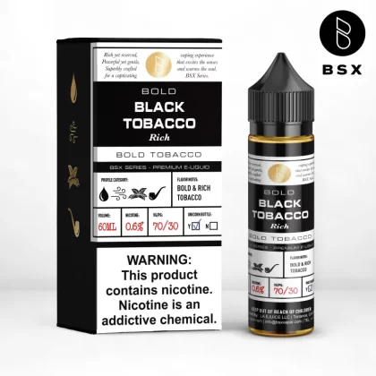 BSX Vapor BSX Series - Black Tobacco - 60ML E-Liquid - 6MG