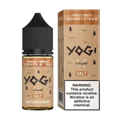 Yogi Salt Vanilla Tobacco Granola Bar eJuice - Vape Product; Vape Product, Vape Product