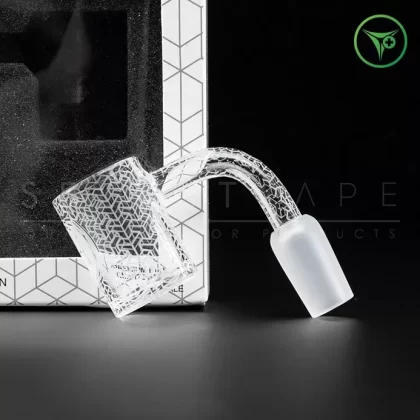 High Society – Sol Single Weld Etched Quartz Banger
