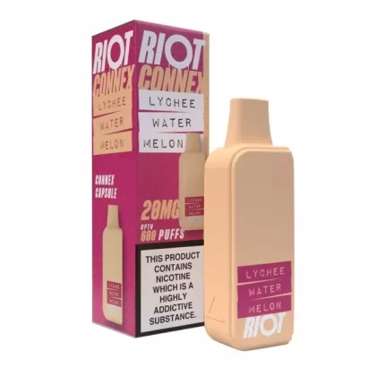 Riot Squad Connex Lychee Watermelon Nic Salt E Liquid Pod