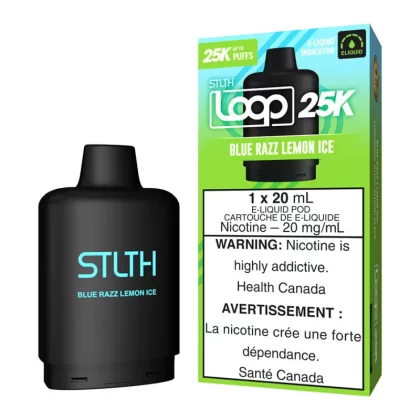 STLTH Loop 25K E-Liquid Pod Pack - Blue Razz Lemon Ice - 20mg/ml