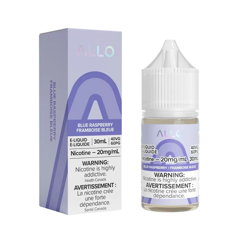 ALLO E-Liquid – Blue Raspberry – 30 ML – Salt Nic - Nicotine#20 MG