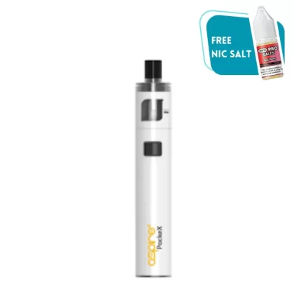 Aspire Pockex Vape Kit - Only £18.99 - Stainless Steel