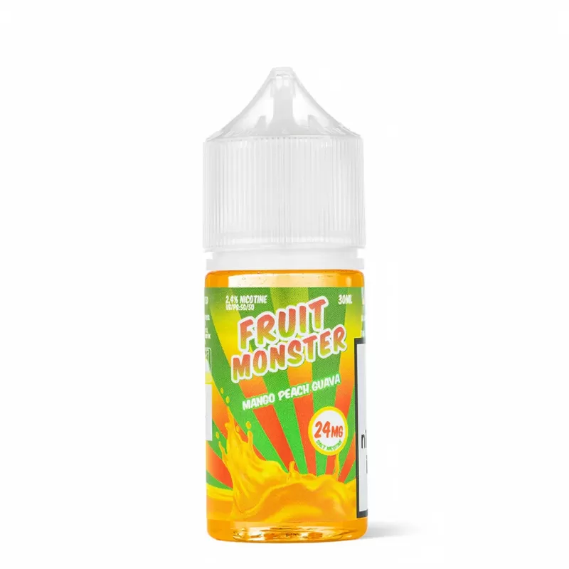 Tropical Fruit Monster Salt – Mango Peach Guava Pre-steeped