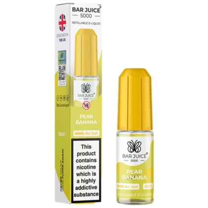 Pear Banana Nic Salt E-Liquid by Bar Juice 5000 (10ml) - 5mg