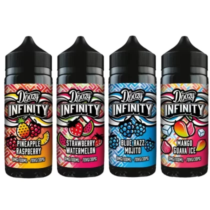 Doozy Infinity 70/30 100ml Shortfill E-liquid - Blackcurrant Passion Ice