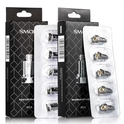 Nord Replacement Coil pack By Smok - Resistance#0.8 Ohm>Standard 1.4 Ohm>Ceramic 1.4 Ohm>0.6 Ohm>0.8ohm DC (00F139)