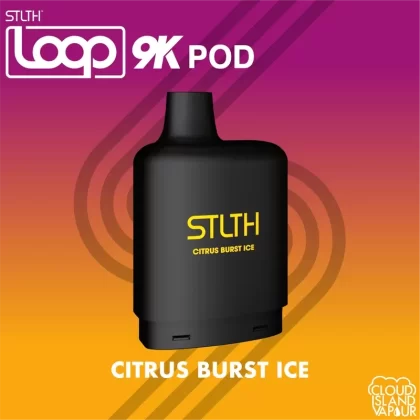 STLTH LOOP 9K Pod Pack – Citrus Burst Ice