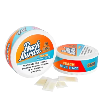 Pouch Nurdz – Peach Blue Razz Nicotine Pouches