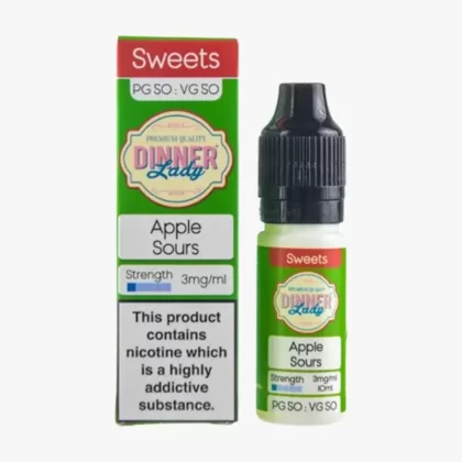Apple Sours 50/50 E-Liquid by Dinner Lady - 6mg