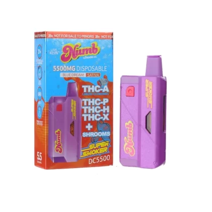 Super Smoker Shroom Blue Dream Vaporizer – 5.5g
