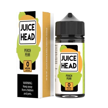 Juice Head - Peach Pear - 100ML E-Liquid - 3MG