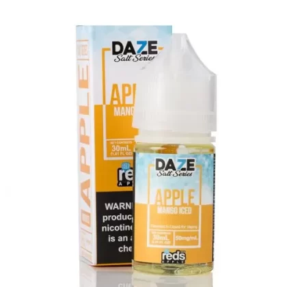 ICED MANGO – RED’S APPLE E-JUICE – 7 DAZE SALT – 30ML ( 30MG – 50MG ) - Vape Product, Vape Product