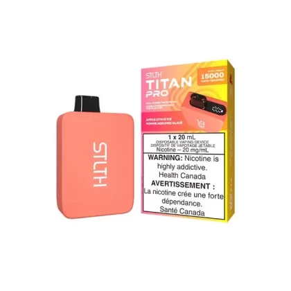 Stlth Titan Pro Disposable Vape – 15K Puffs – Apple Citrus Ice