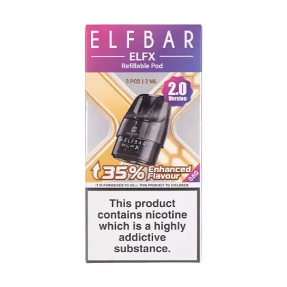 Elf Bar ELFX V2 Refillable Pods - 0.8ohm