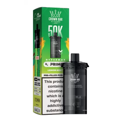 Al Fakher Hypermax Prime 50K Prefilled Pods Lemon Mint