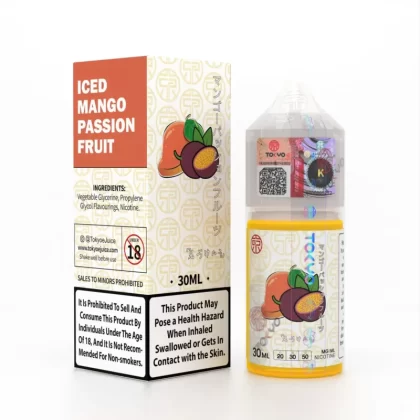 Tokyo Salt – Iced Mango Passion Fruit 30ml (30, 50mg) - Vape Product, Vape Product