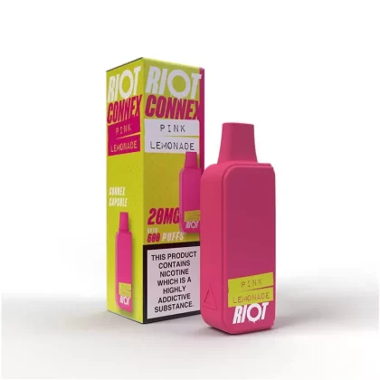 Riot Squad Connex Pink Lemonade Prefilled Vape Pod – 1PK